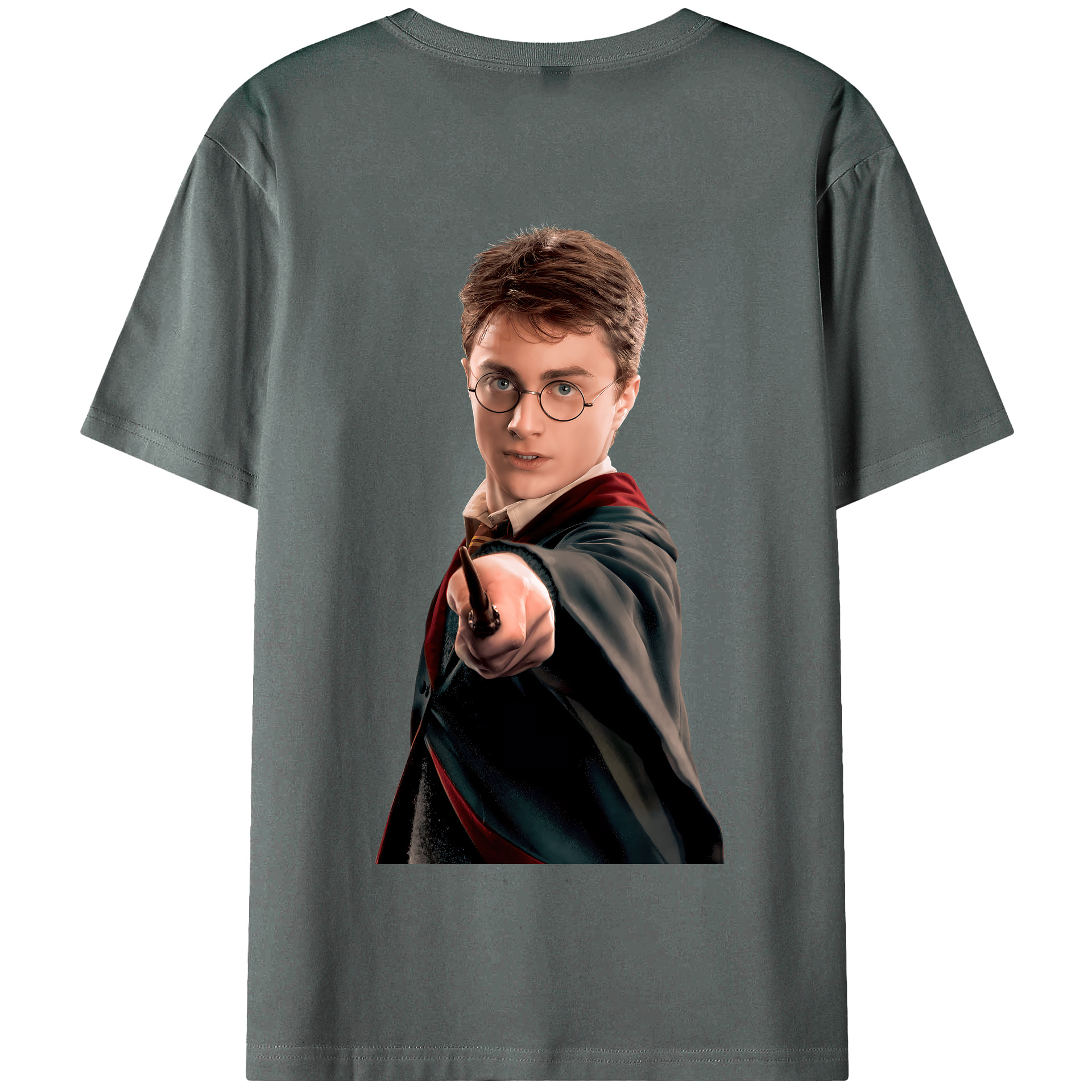 （画像用） Harry Potter ハリー・ポッターシリーズ 綿100％半袖Tシャツ（背面プリント）